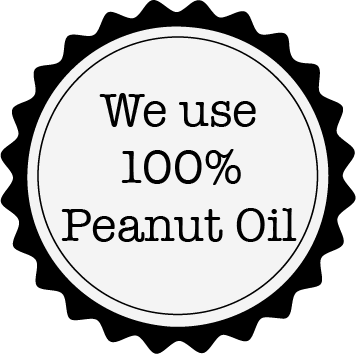 We use 100% peanut oil emblem